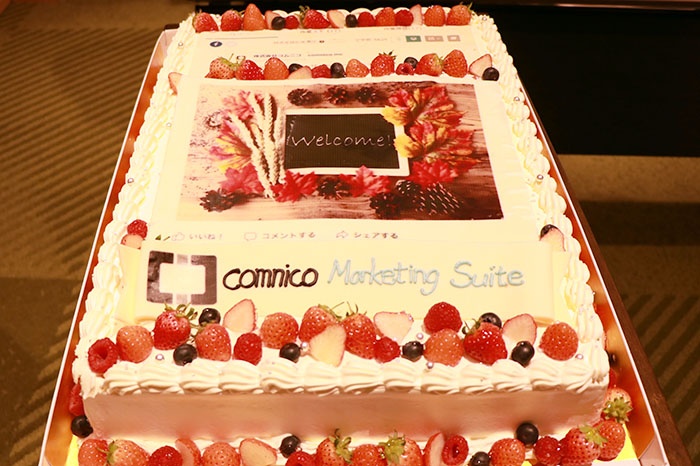 コムニコ画面ケーキ コムニコ画面ケーキ