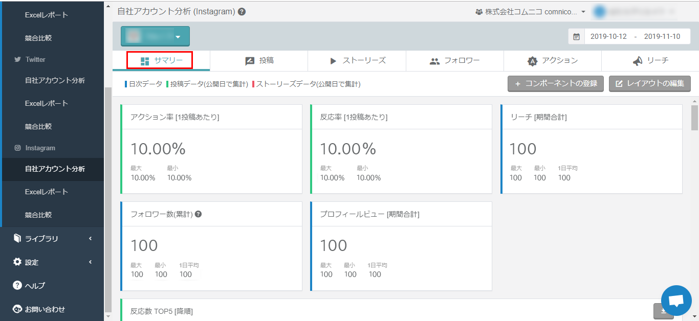 コムニコ マーケティングスイートを活用してInstagramを手軽に分析する方法