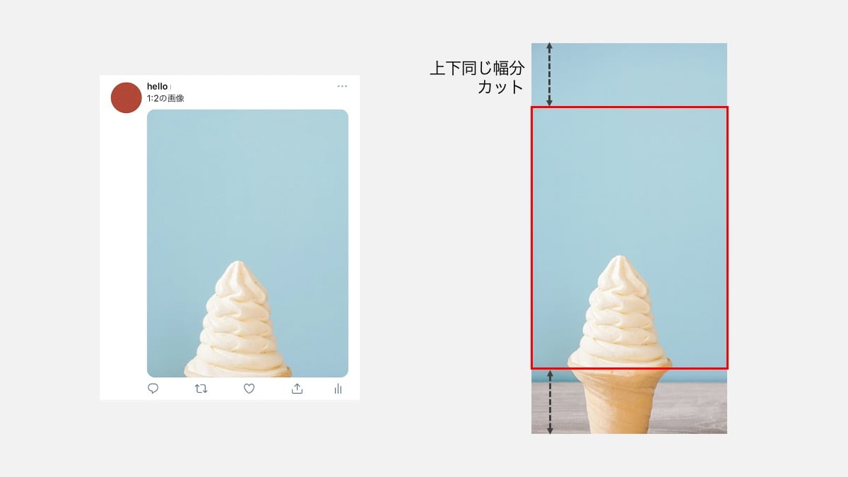 1:2のモノ画像