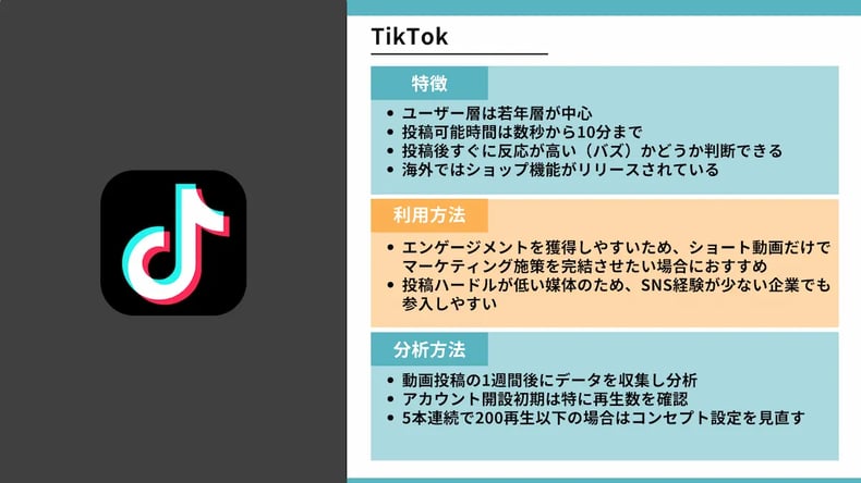 TikTokの活用と分析方法