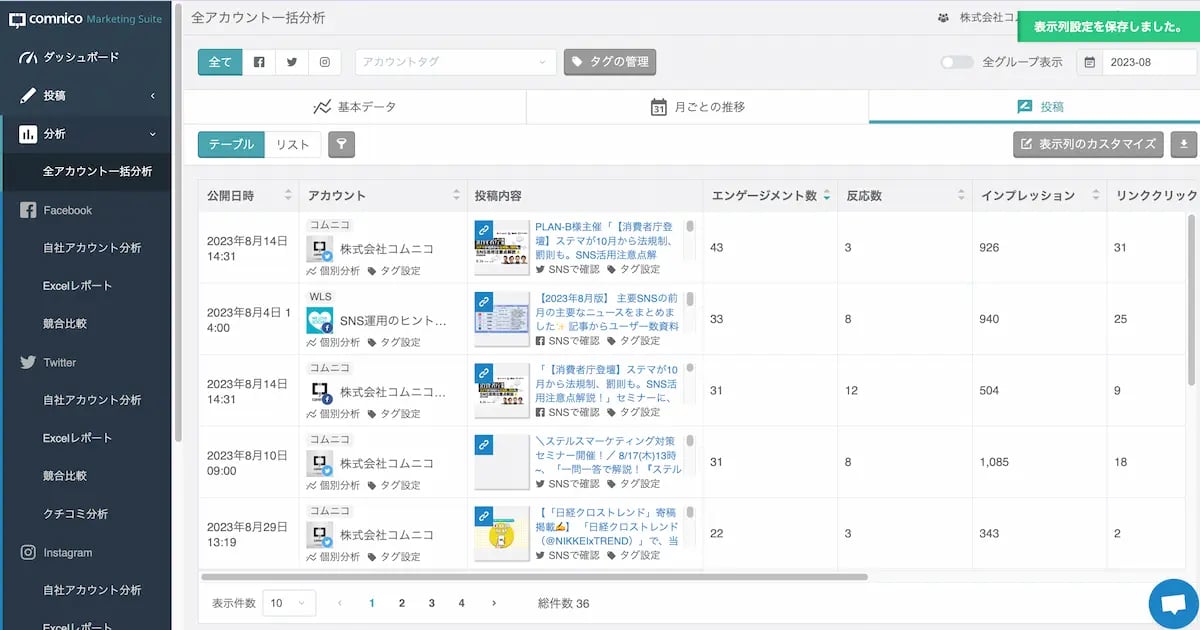 一括分析（投稿）