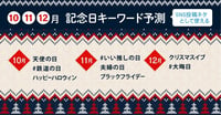 【2023年10月・11月・12月】SNS投稿ネタとして使える記念日キーワード予測と事例17選