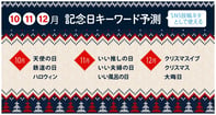 【10月・11月・12月】SNS投稿ネタとして使える記念日キーワード予測と事例22選