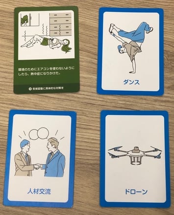トレードオフカードとリソースカード