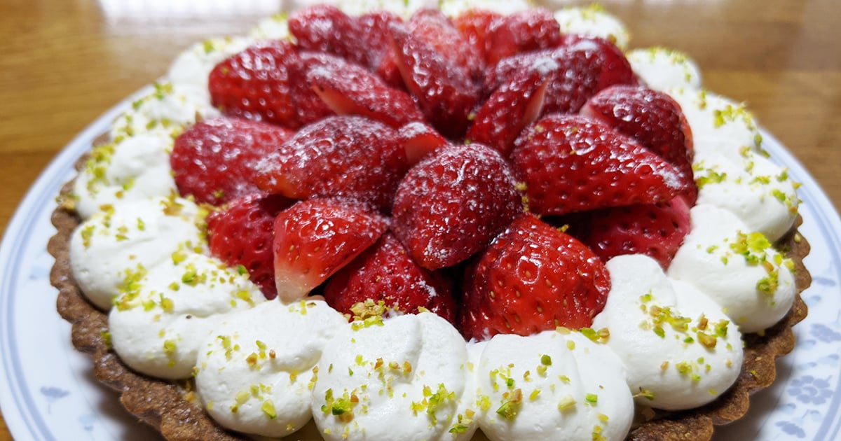 手作りのストロベリータルト