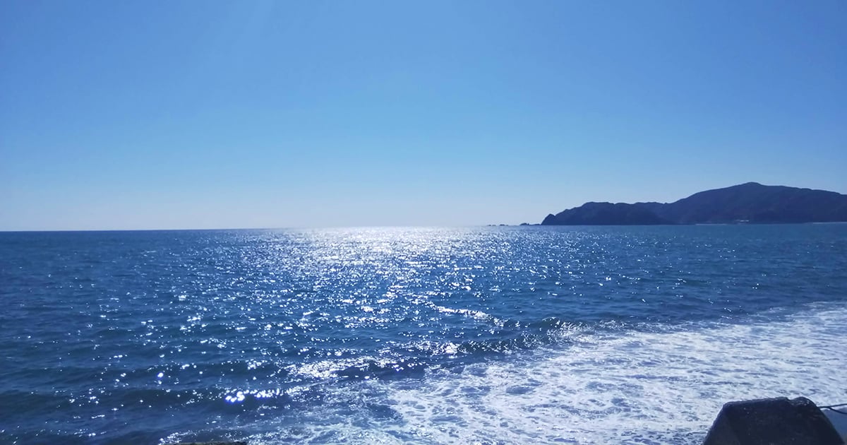 荒波の太平洋