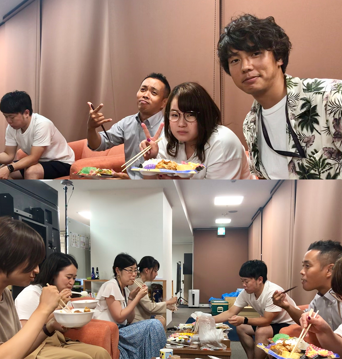 懇親会の様子
