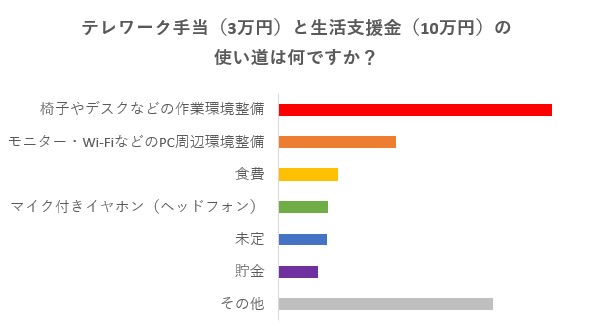 支援金の使い道