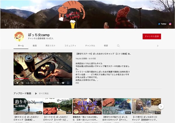 ぼっち女camp