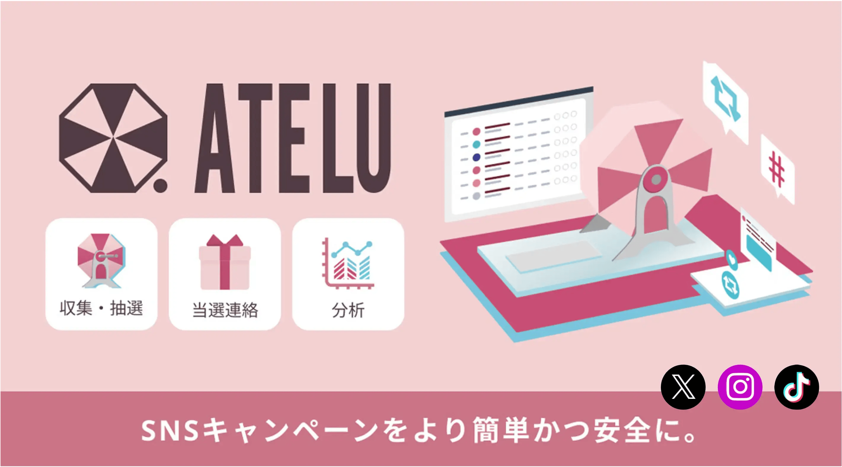 「ATELU」の機能イメージ