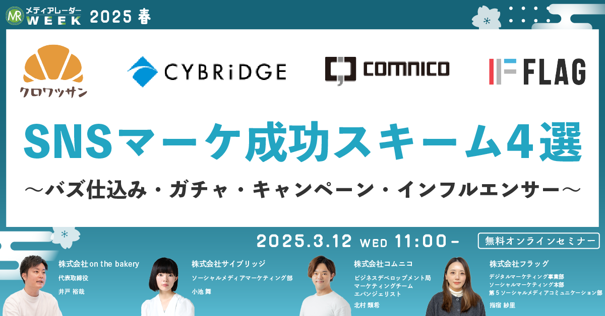 国内No.1の媒体資料のポータルサイト「メディアレーダー」が主催する